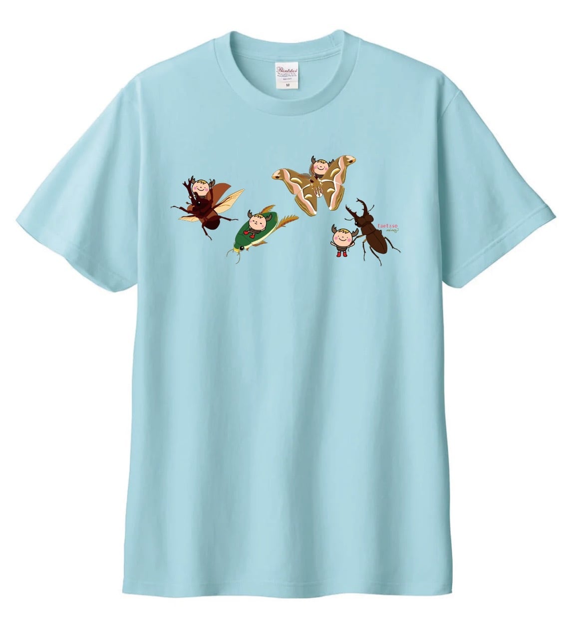 残り2枚【水色】たえたそ×みのじコラボTシャツ | たえたそオンライン
