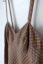 Floral dots camisole dress