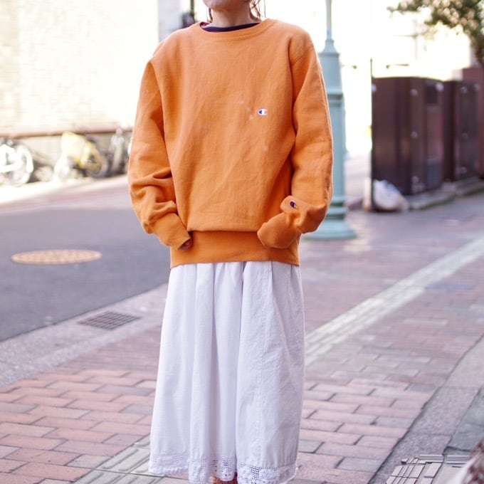 Orange !! 1990s Champion Reverse Weave Size M / 90年代 