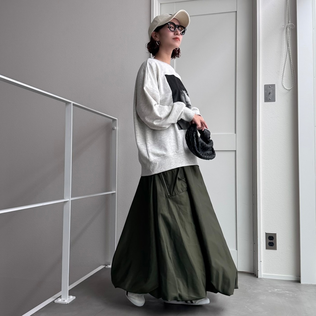 monoフォトスウェットPO/杢グレー