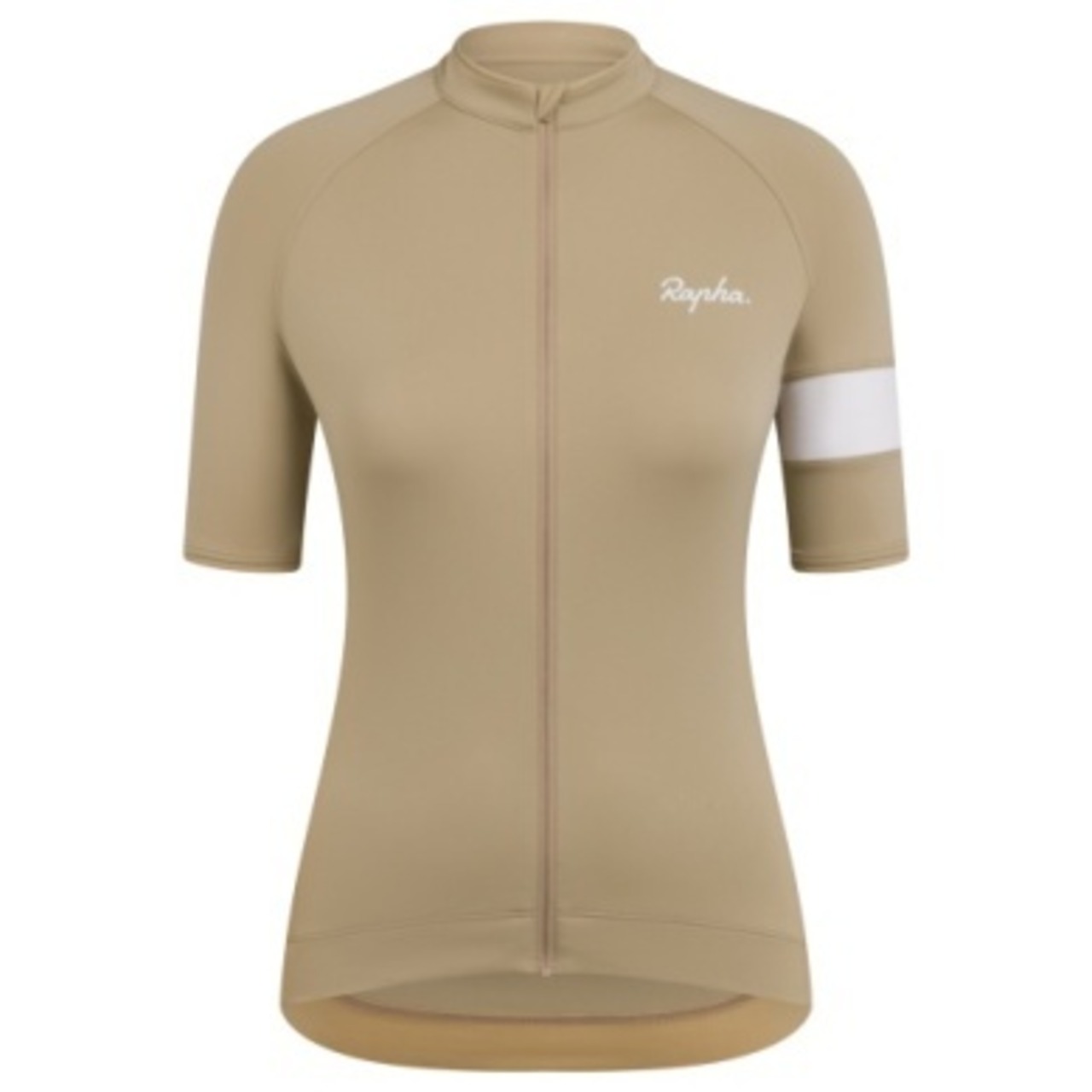RAPHA WOMEN'S CORE JERSEY TAN WHITE