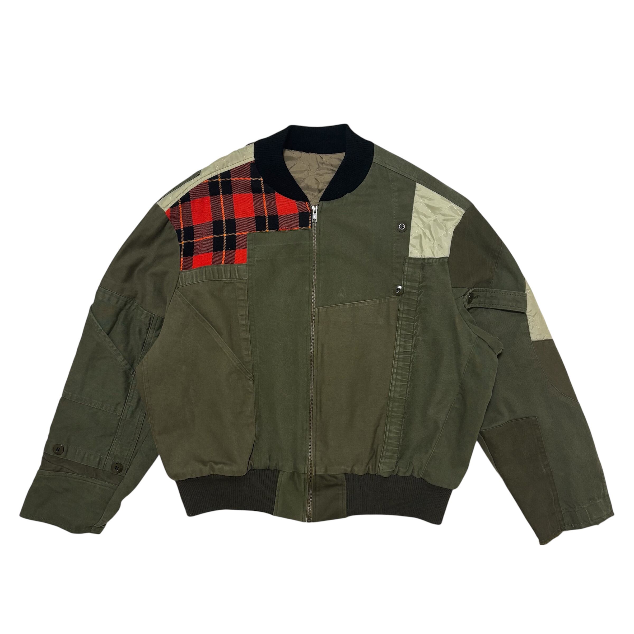 中古 デンハム DENHAM×ATELIER RESERVE 限定 中綿ジャケット AR BOMBER REMIX クリーニング済み メンズ M