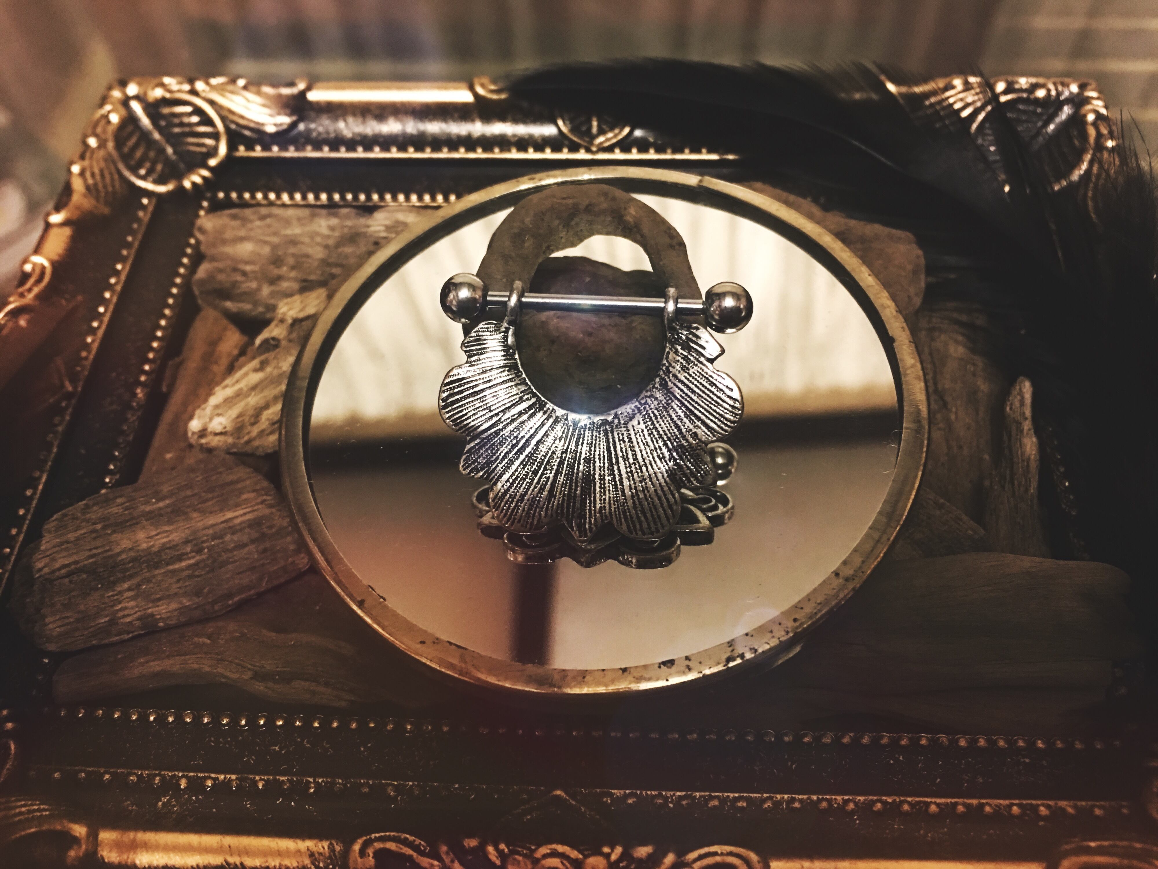 ストレートバーベル ニップルピアス ボディピアス