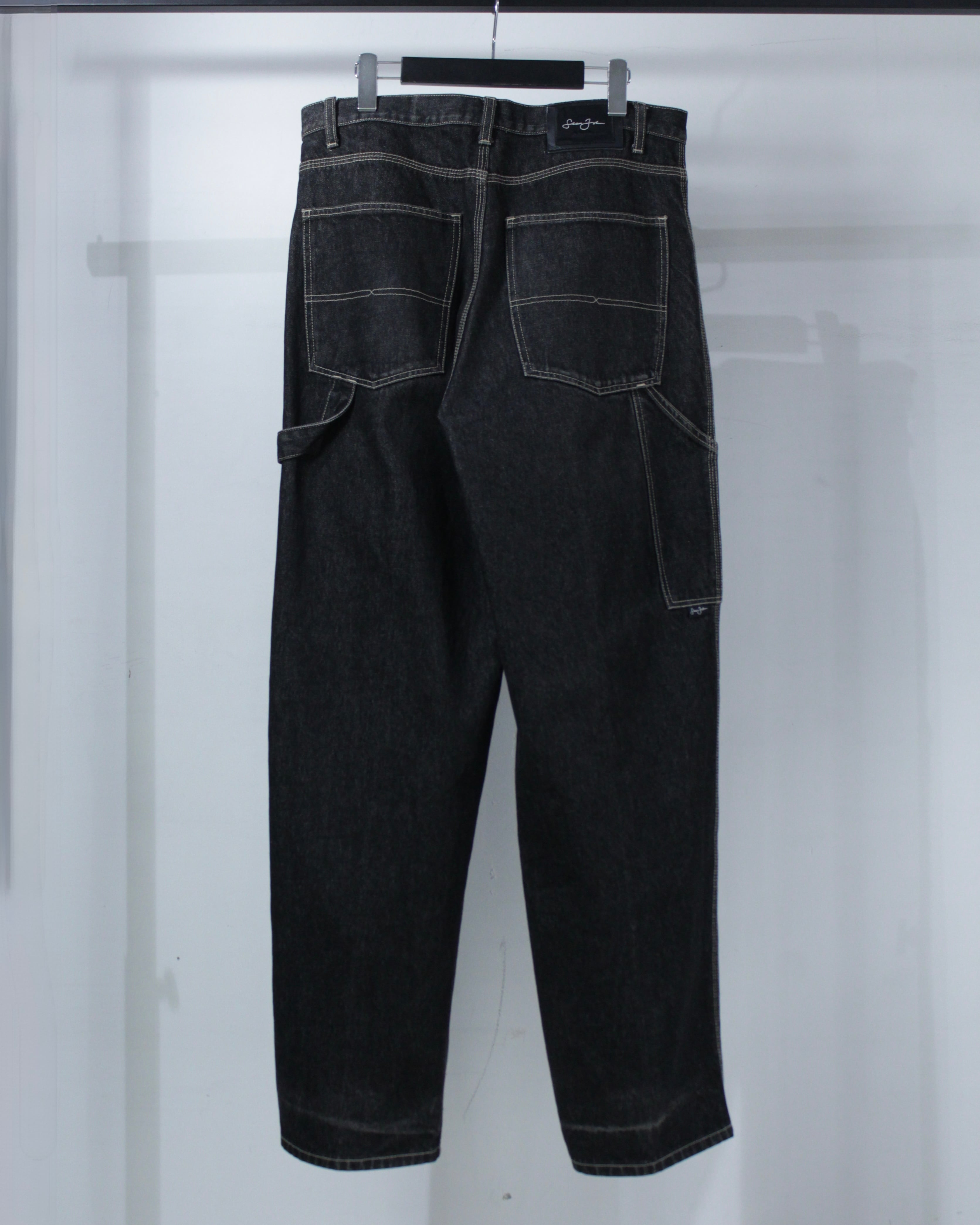 Caka BLACK】“Sean John” Vintage Loose Painter Denim Pants | Caka