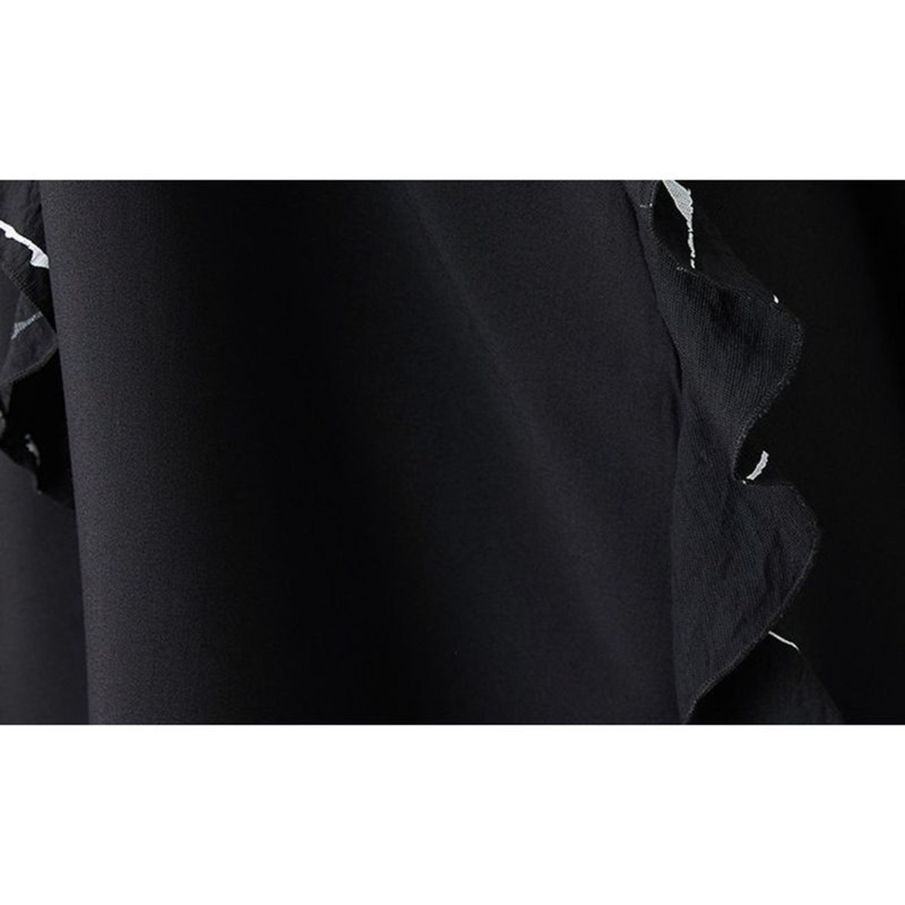 アシンメトリー レイヤード風 スカート  00350