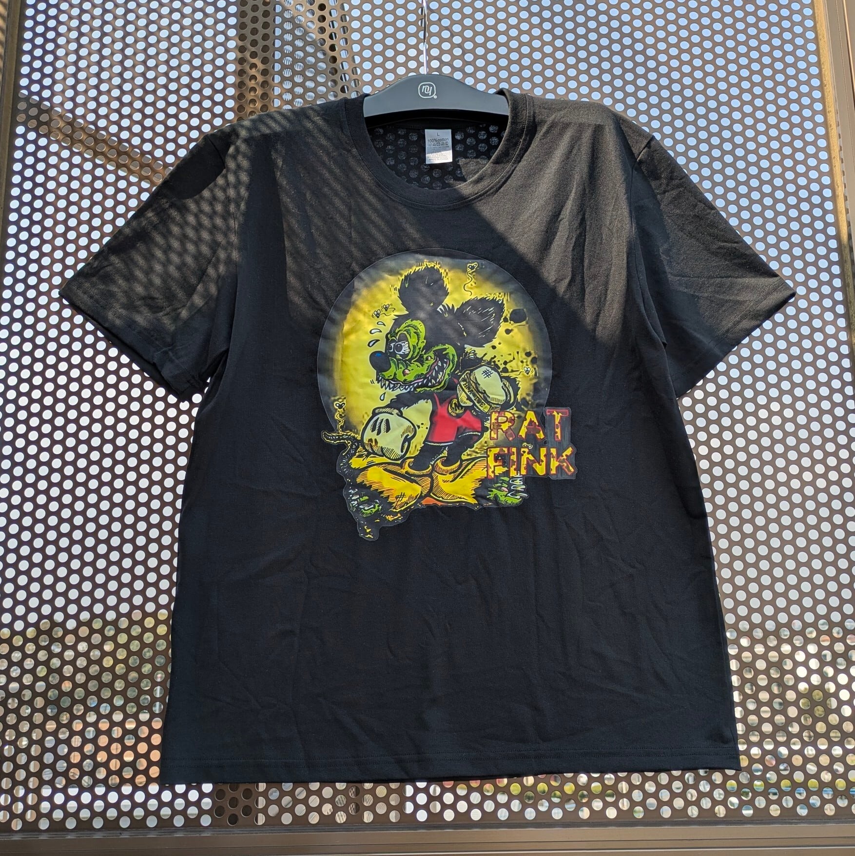 【 RATFINK（ ラットフィンク ) 】ミッ◯ーパロT / Tシャツ / BLACK〚アメリカン雑貨 アメトイ〛