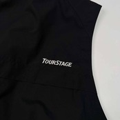 TOURSTAGE ツアーステージ ウインドブレーカー ベスト サイズ LL /メンズ/ブラック/Vネック/裏メッシュ