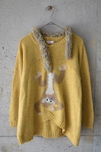 Weird monkey knit sweater