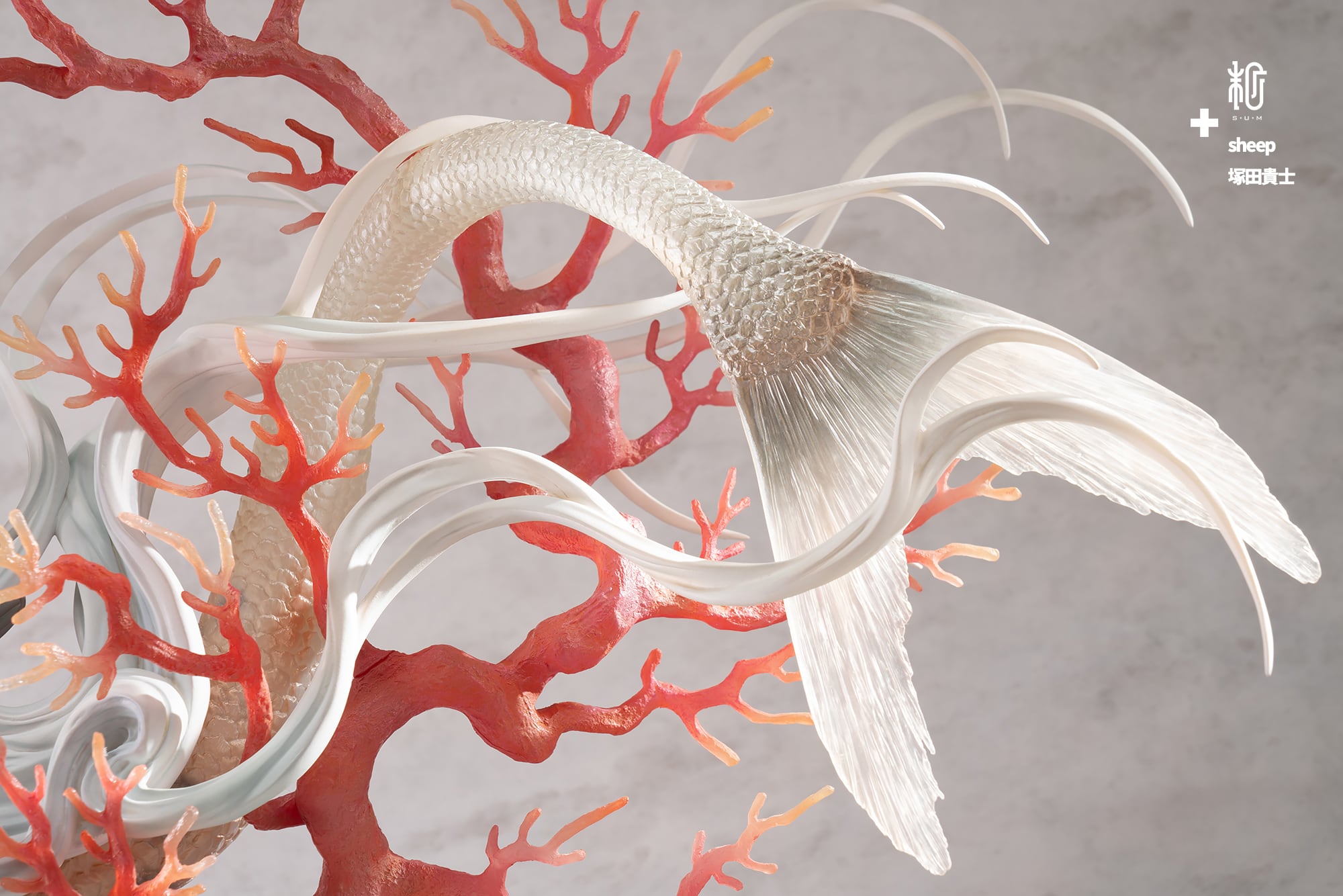赤い蝋燭と人魚 赤珊瑚ver. 100体限定｜sheep×塚田貴士 | sumart