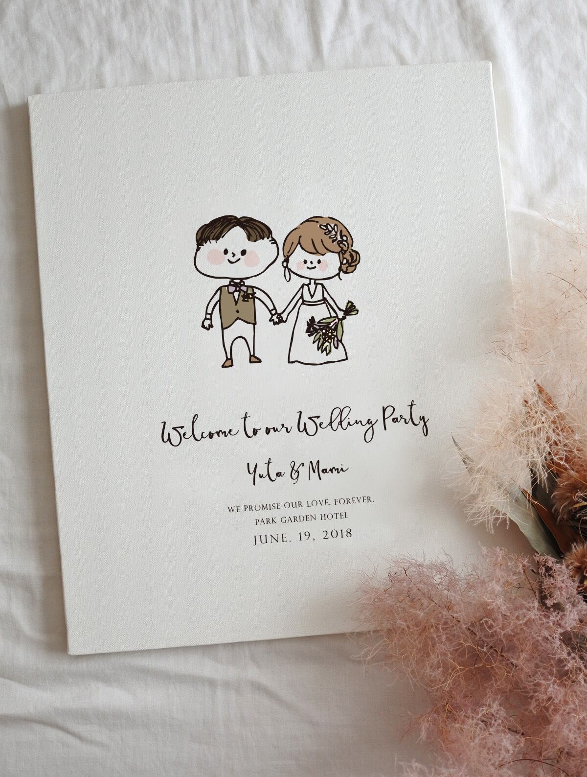 最安値で 似顔絵特大パネル ウェディング ウェルカムボード 似顔絵 看板 二次会 ウェルカムボード Iowatribeofkansasandnebraska Com