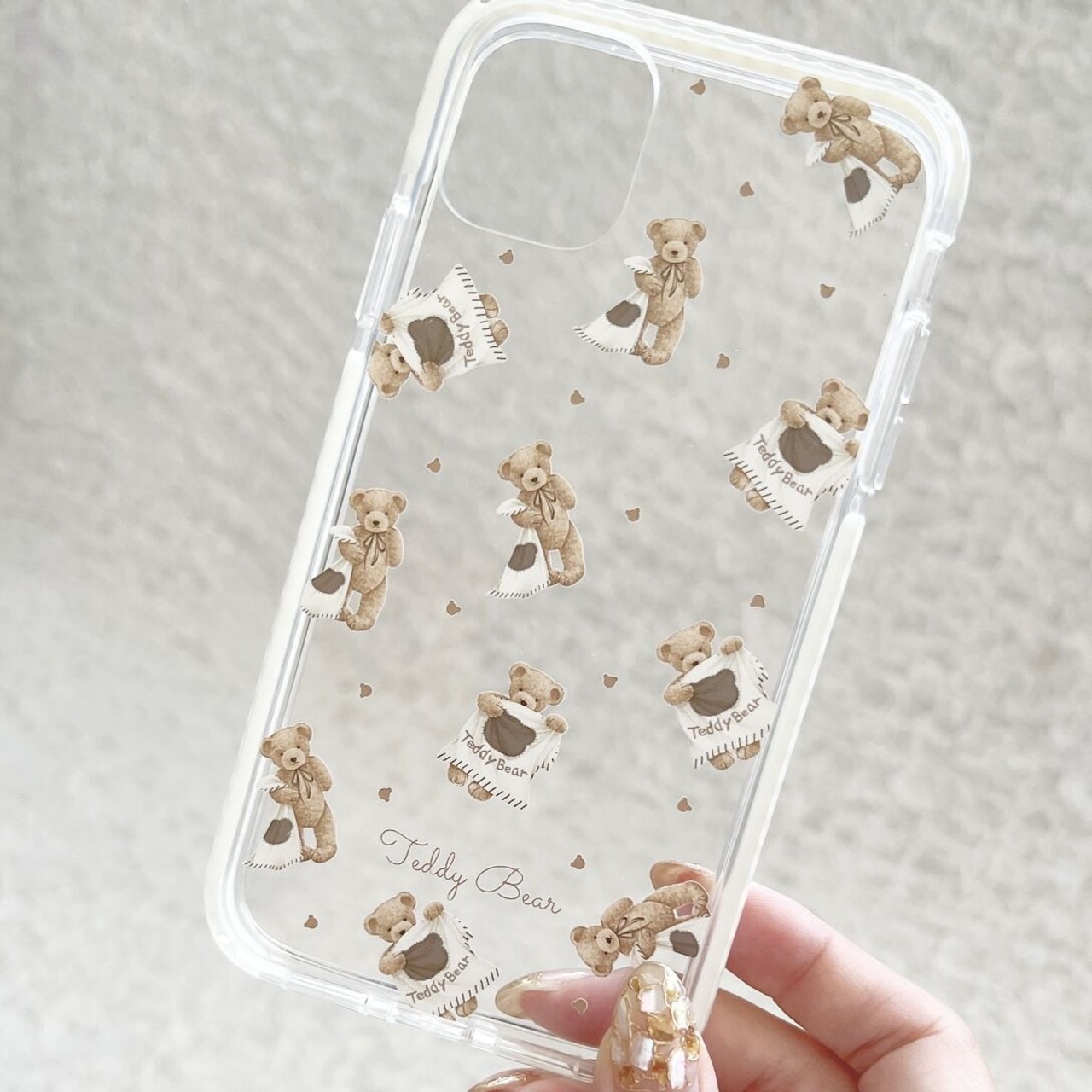 【ネーム入り】Blanket Bear【耐衝撃クリアケース】B46