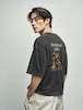 ダックスフンドとチェス vintage加工Tシャツ