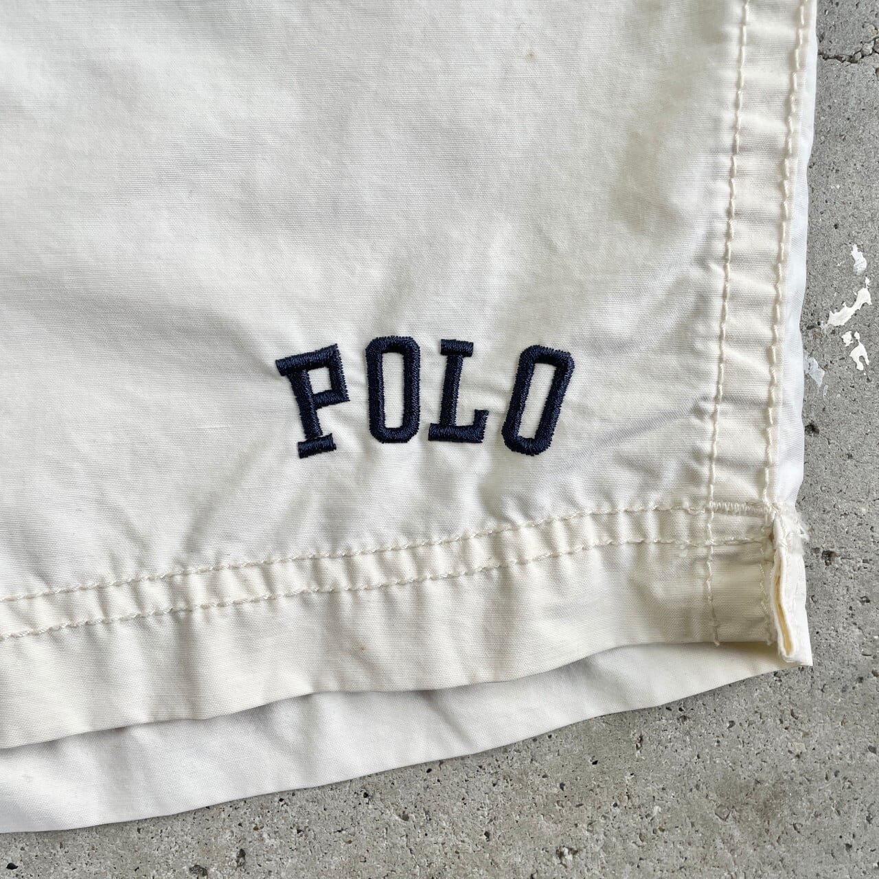 90s ヴィンテージ ポロスポーツ ワンポイント 刺繍 ブラック ナイロン 