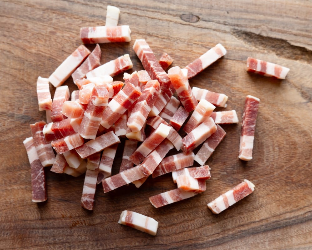 【大特価数量限定】 スペイン産 パンチェッタ ダイスカット 200g