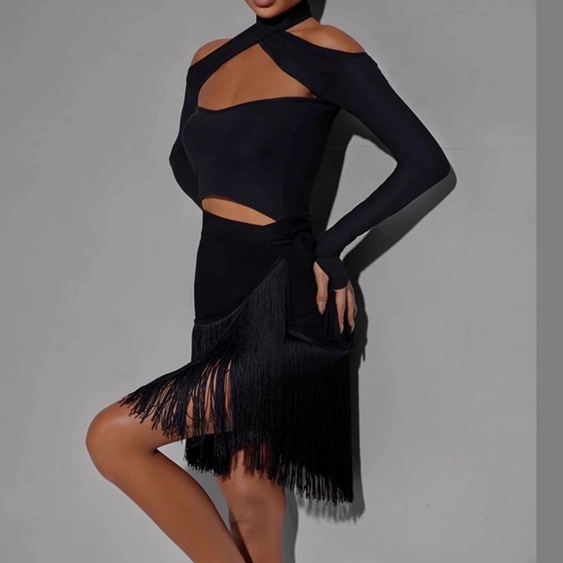 タッセルデザイン ダンススカート ds0337