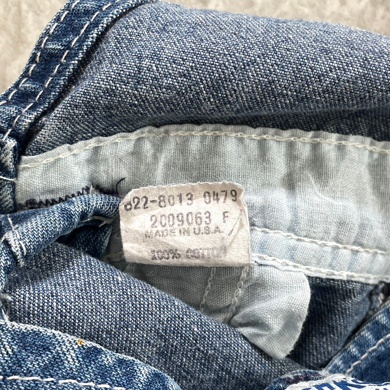 kids】80-90年代頃 USA製 OSHKOSH オシュコシュ デニム オーバーオール
