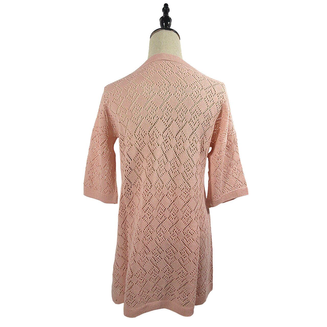 581 salmon pink lace tunic / サーモンピンク レース チュニック