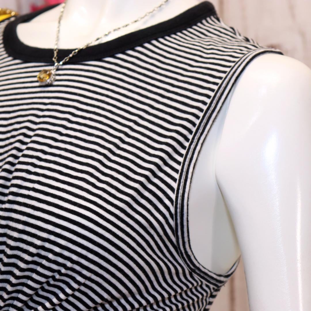 アレキサンダーワン ボーダーロングワンピース XS へそ出しデザイン アレキサンダーワン ボーダーロングワンピース XS へそ出し