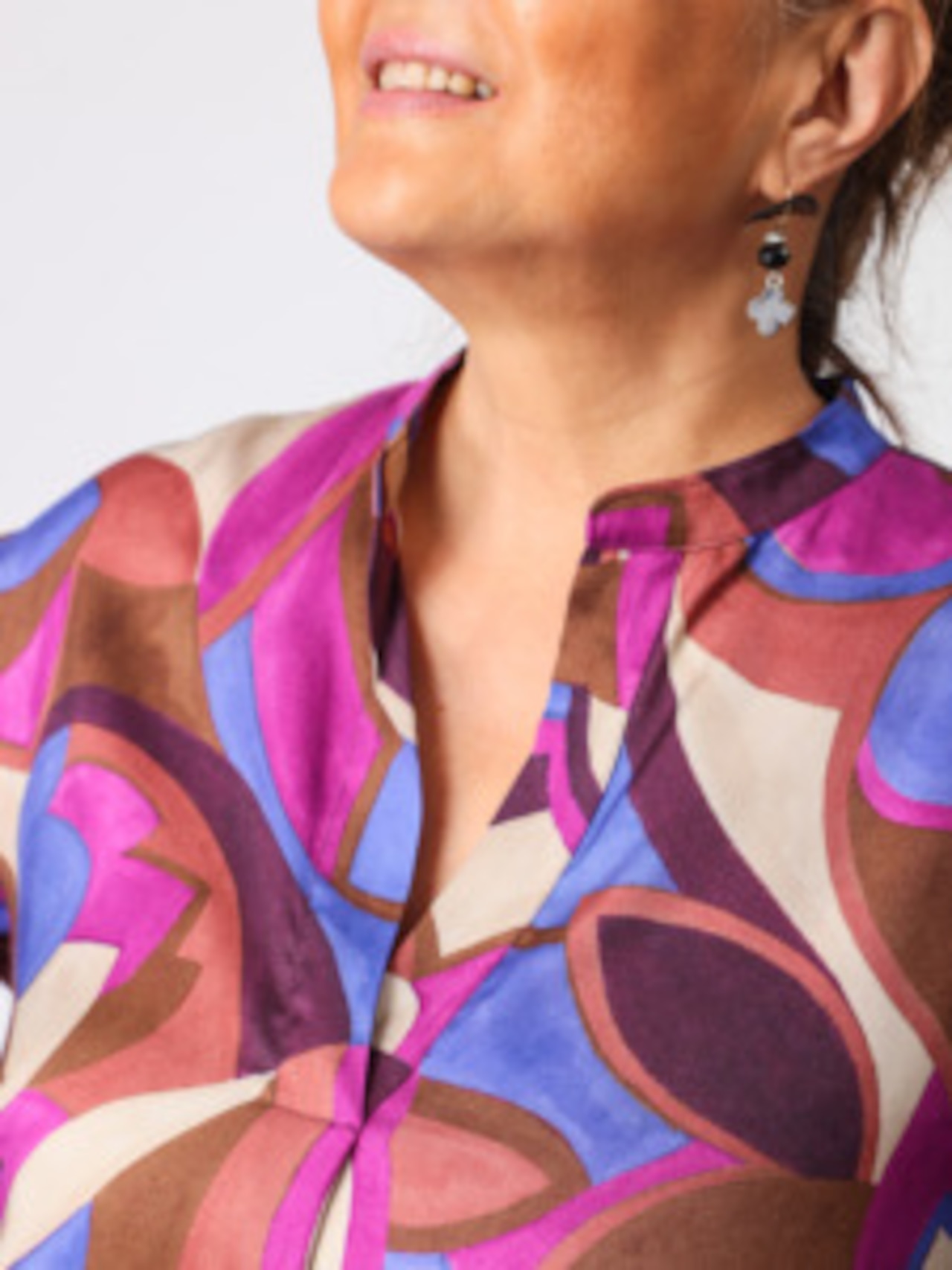 プリントブラウス(HARTFORD)