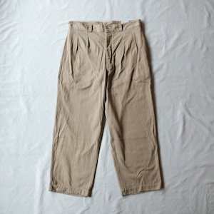 FRENCH ARMY M-52 "15 SIZE" CHINO PANTS