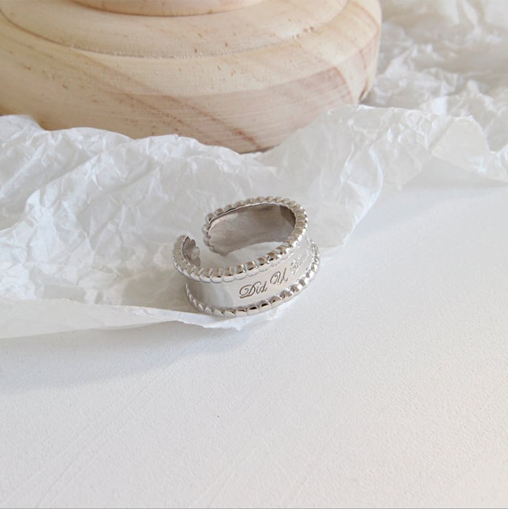 SV925-16 ring シルバー925 巾着付き シルバーアクセサリー リング 925