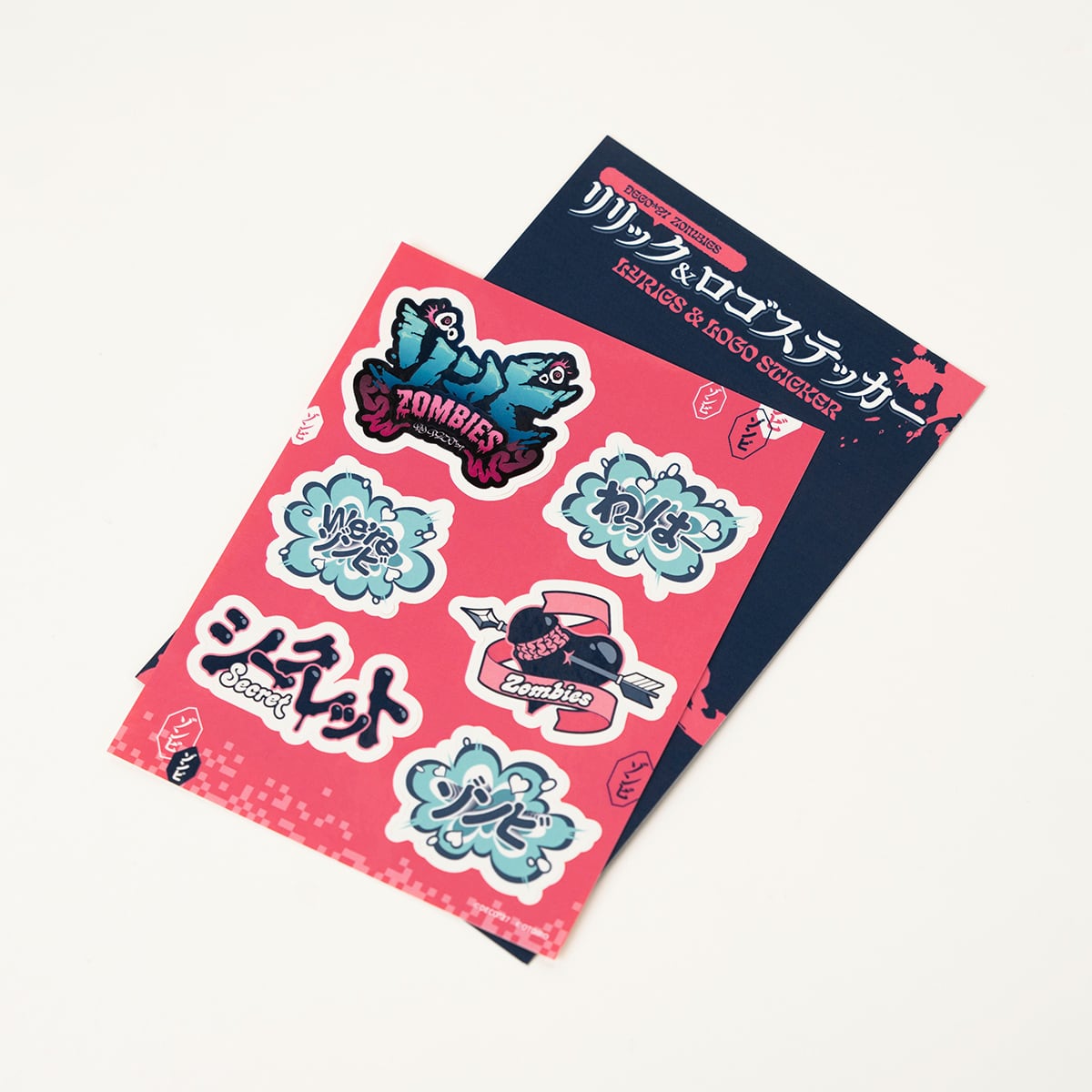 ゾンビ】リリック＆ロゴステッカー | OTOIRO ONLINE STORE