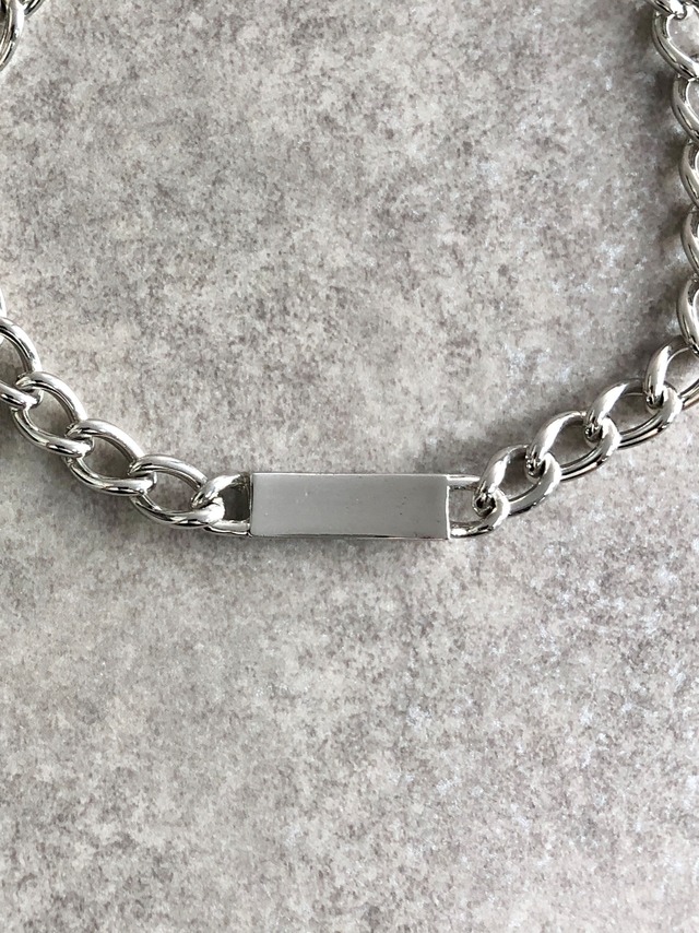 Christian Dior クリスチャン ディオール ブレスレット シルバー ロゴプレート vintage ヴィンテージ オールド cevvhs