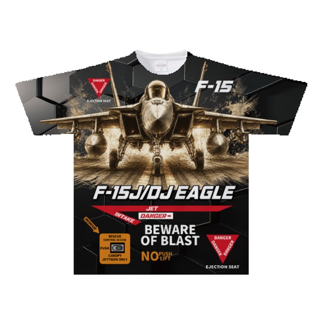 F-15 オールオーバードライTシャツ XLサイズ}