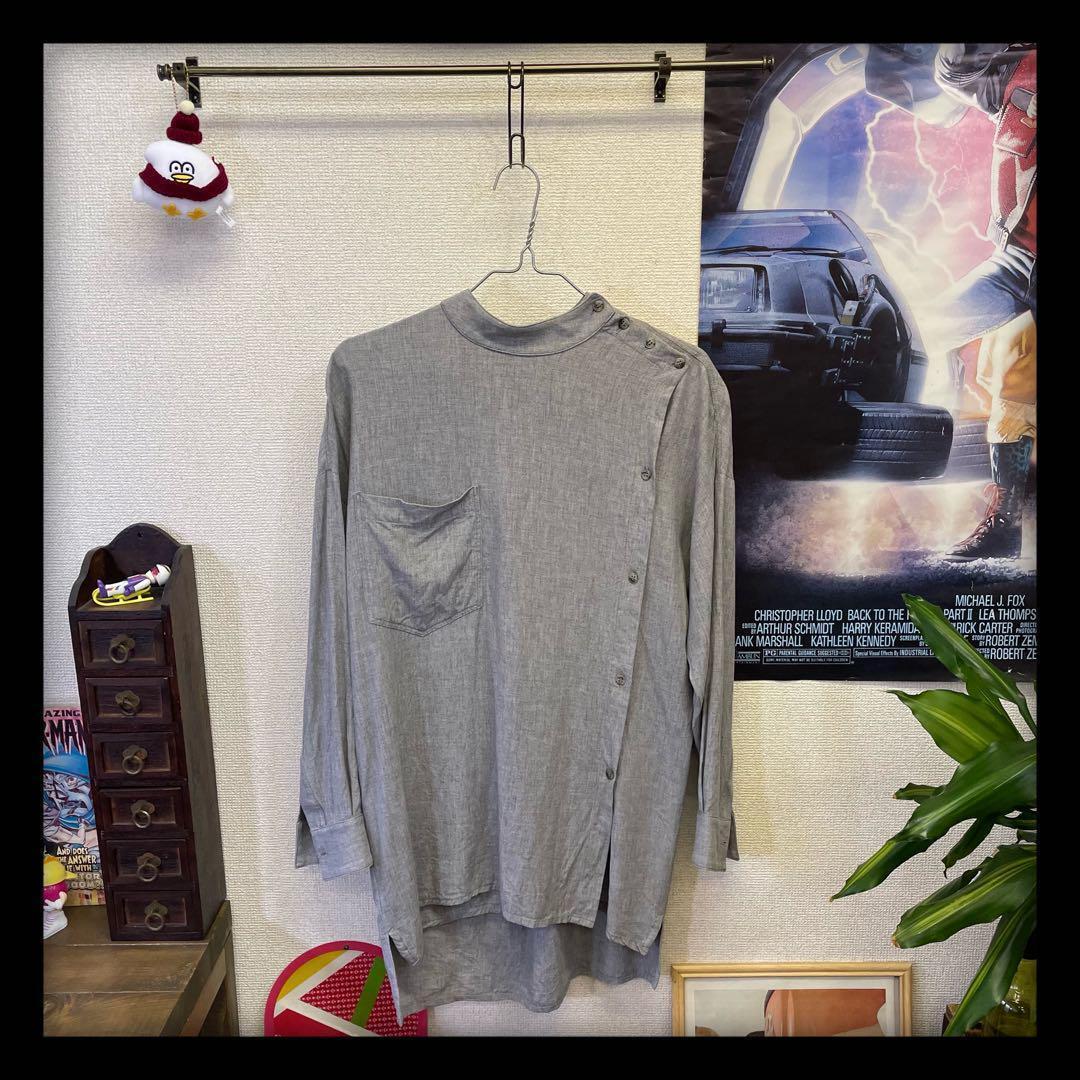 お買得 MM6 Maison Margiela 変形シャツ グレー サイズ38 | 古着屋bttf