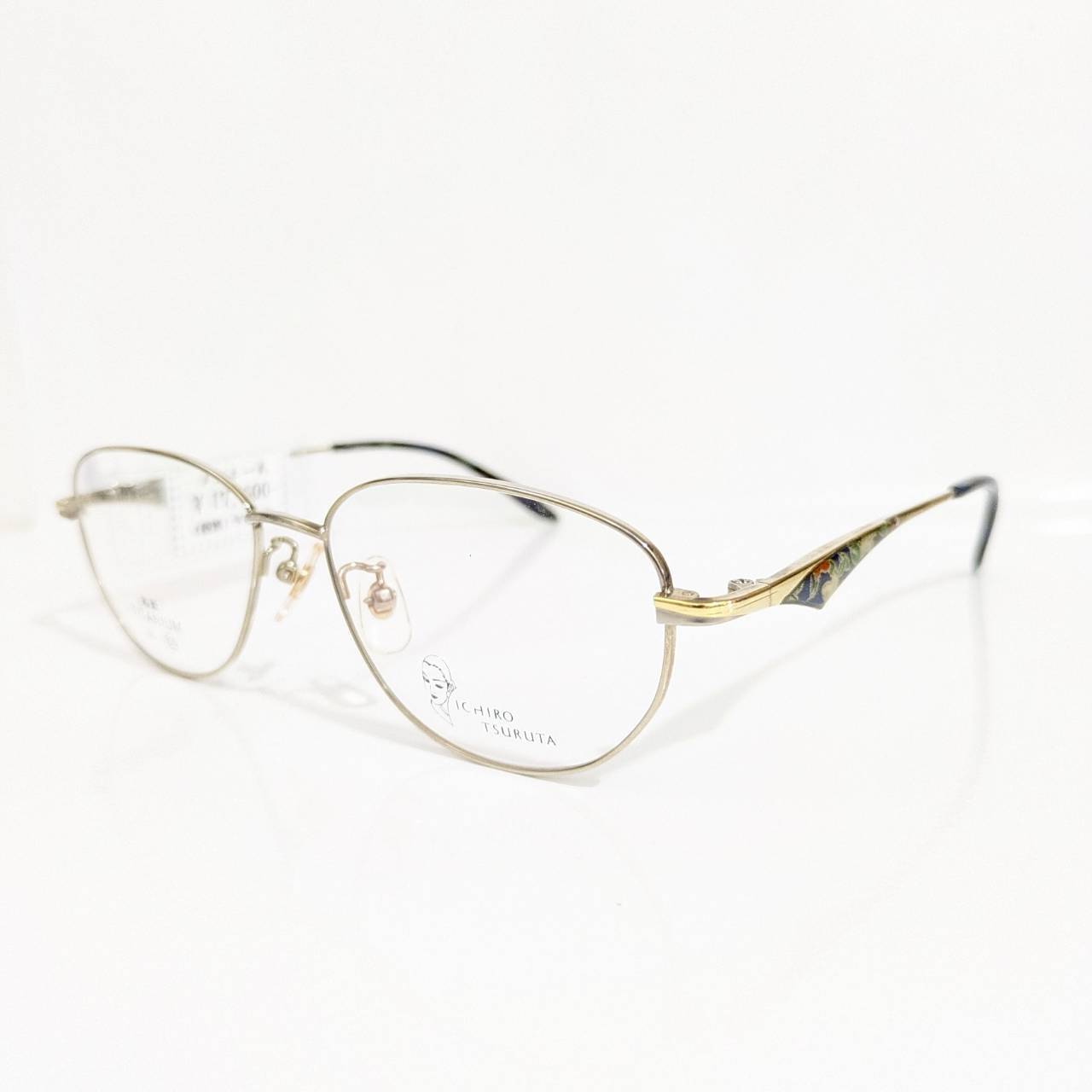 【ICHIRO TSURUTA】オーバルメタルフレーム ゴールド