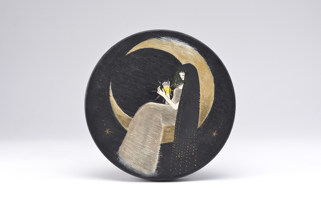 お月様に甘えたい星くん