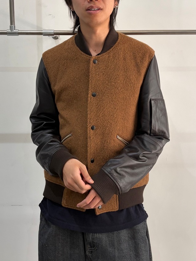 【PaulSmith】leather sleeve wool blouson