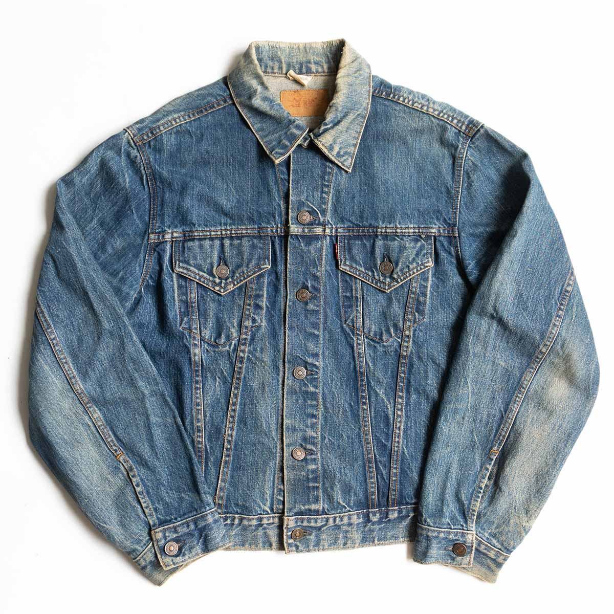 美品/80s】 LEVI'S 【70649-0259/先染め ブラック デニムジャケット