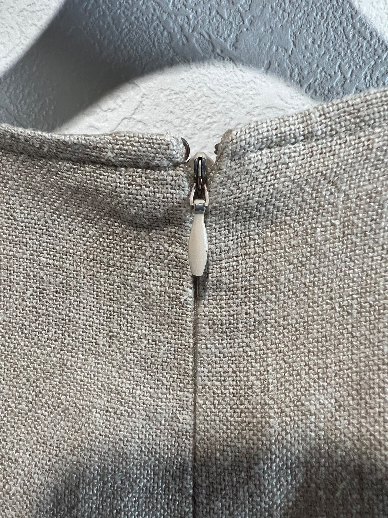 DKNYダナキャランニューヨーク イタリア製リネンワンピース 海外古着