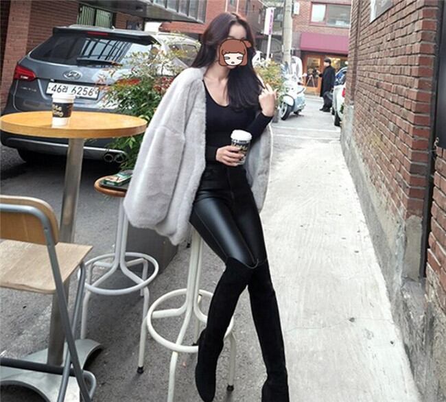 おしゃれの必需品 フェイクファー ゆったりする コート 模造貂 秋と冬 大きいサイズ フェイクファー カーディガン