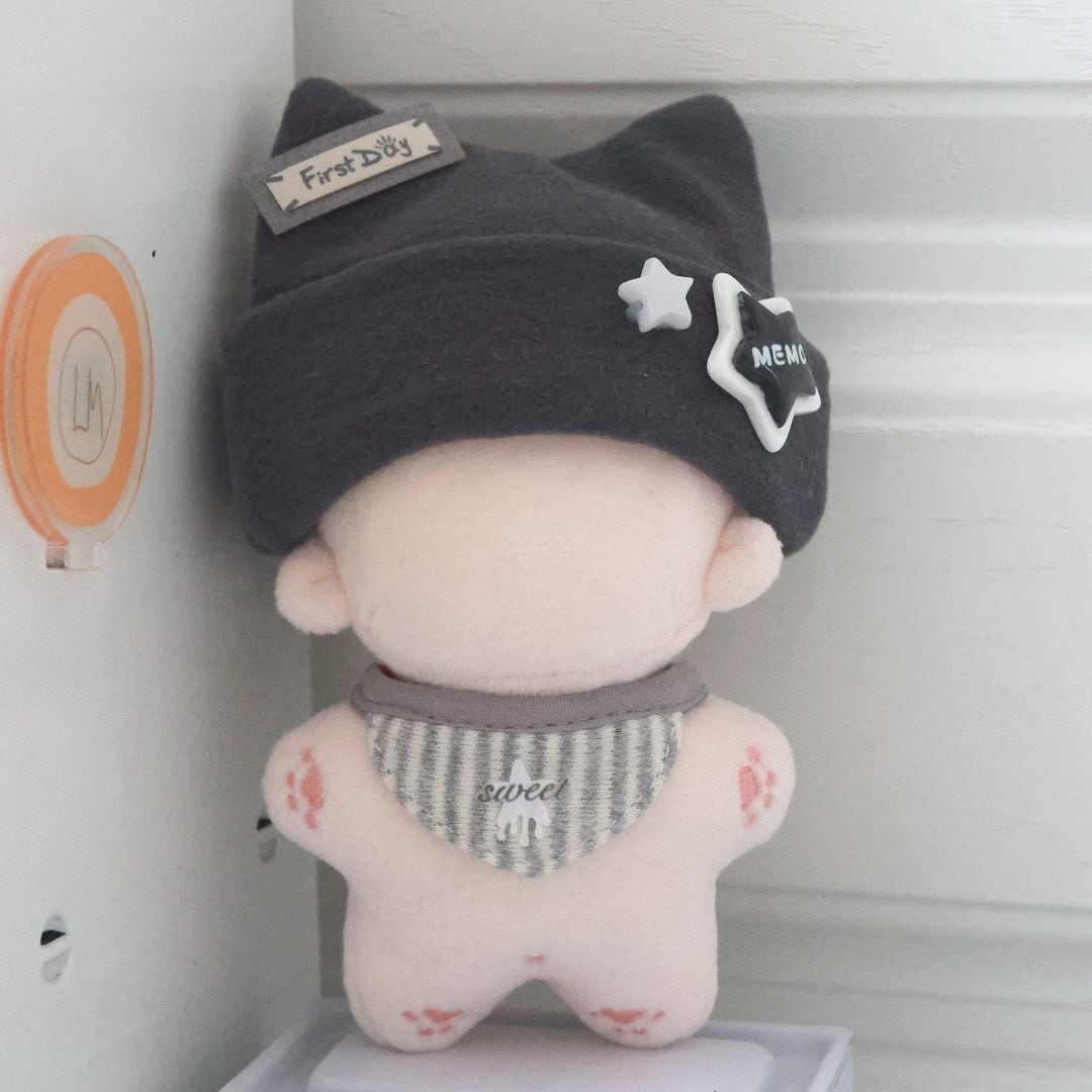 10cm 11cm着せ替え ぬいぐるみ服 ちびぬい 帽子 よだれかけ 推し活