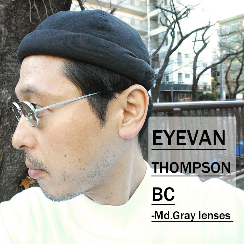 EYEVAN / THOMPSON Sun / BC - Md.Gry ブラッシュクローム・マット