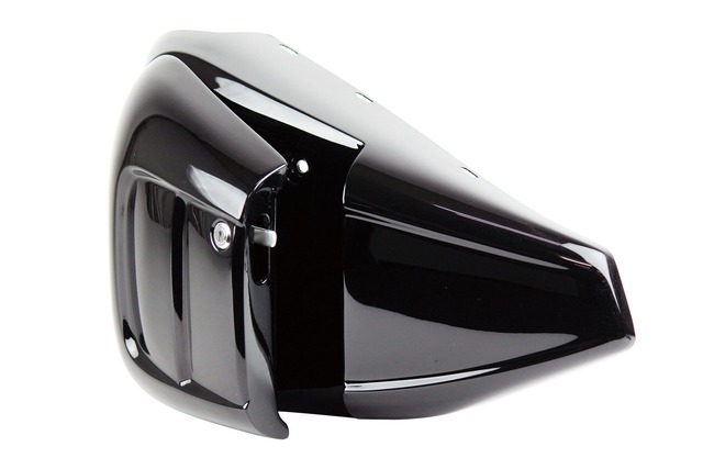 ETC-Built-in side coverXL（07-13YEAR） BLACK Painted- GLEAMING WORKS