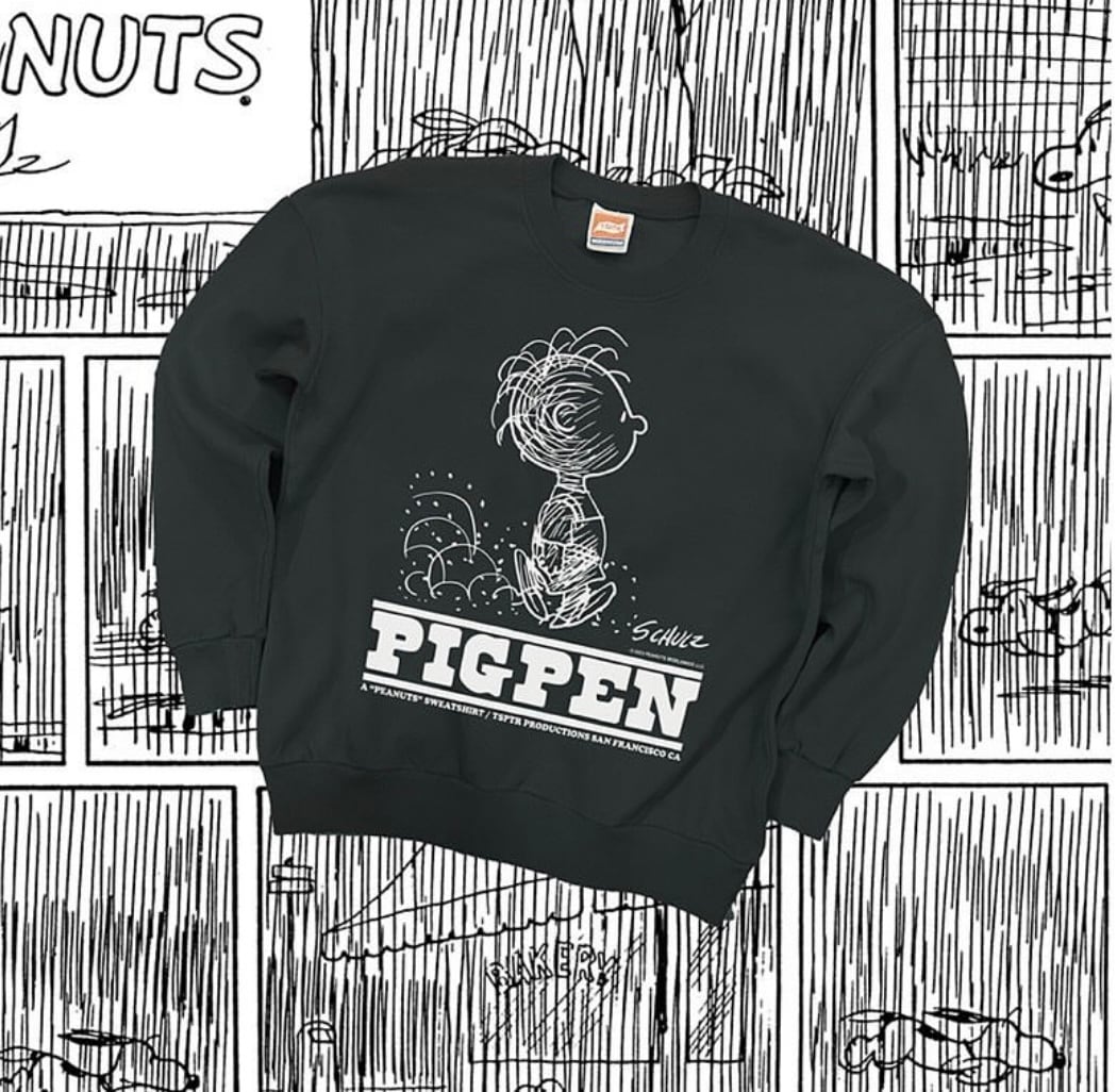 PEANUTS NOLLEY'S スヌーピー ピッグペン スウェット 古着 XL