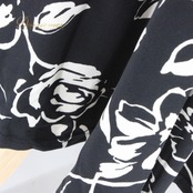 社交ダンス 衣装 スタンダード ドレス ワンピース レッスンウェア パーティドレス ICHIOKU イチオク 白 ブラック系 ホワイト系 レース 黒 フラワー柄 シック デザイン エレガント 上品 パーティー おしゃれ 伸縮性 通販 レディース コスチューム 結婚式 ダンスウェア 発表会 体型カバー おすすめ 清楚感