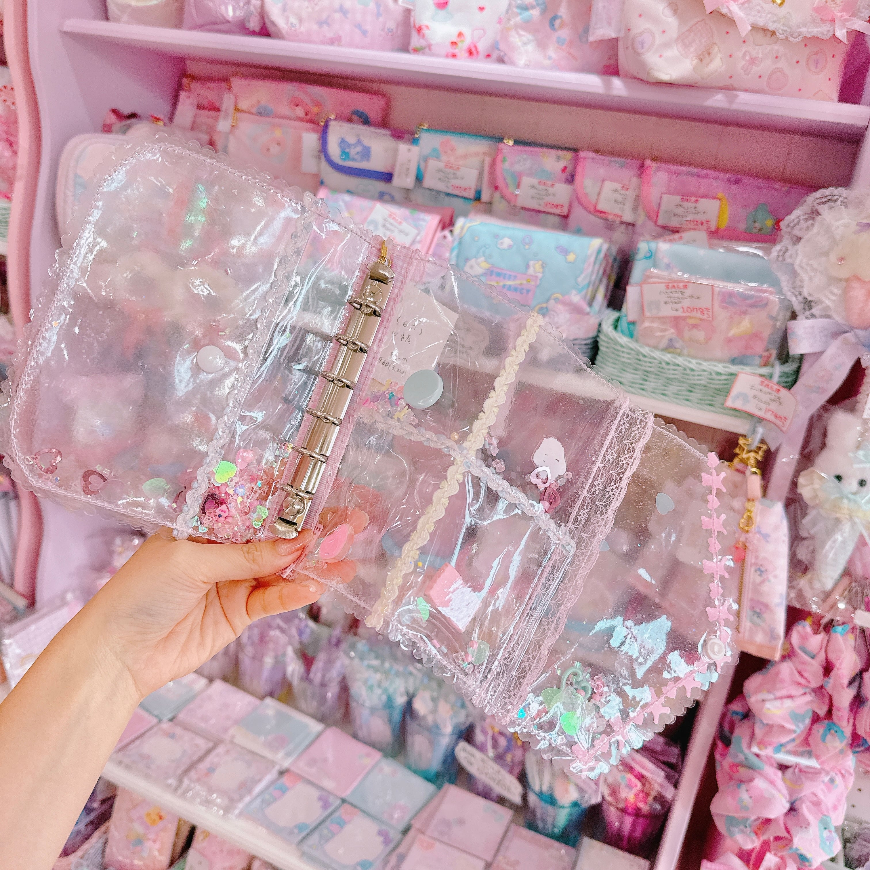 【K2】81-1ラブレター風A7シール帳