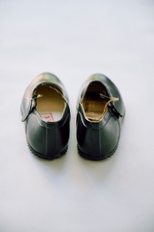 【Opanak】Strap rubber shoes (Black)