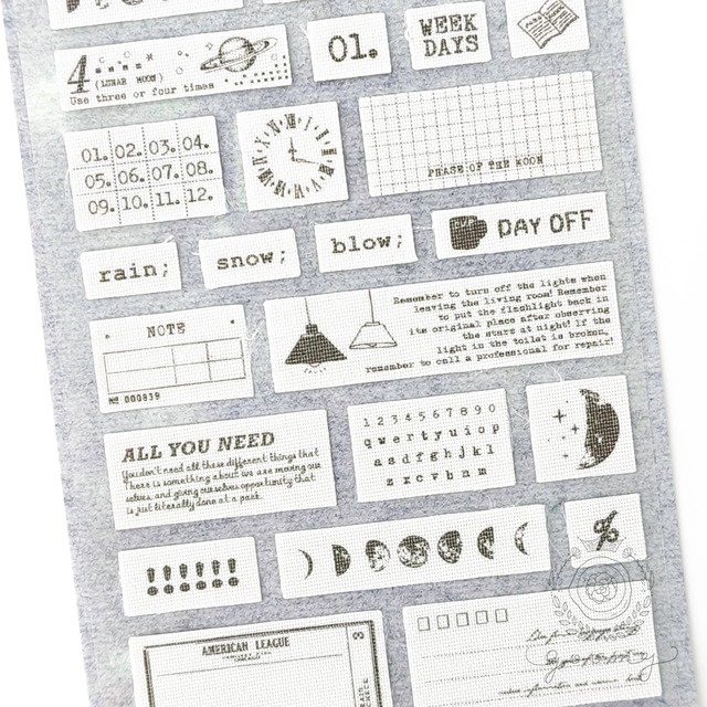 布面シールシート 1<S1111>