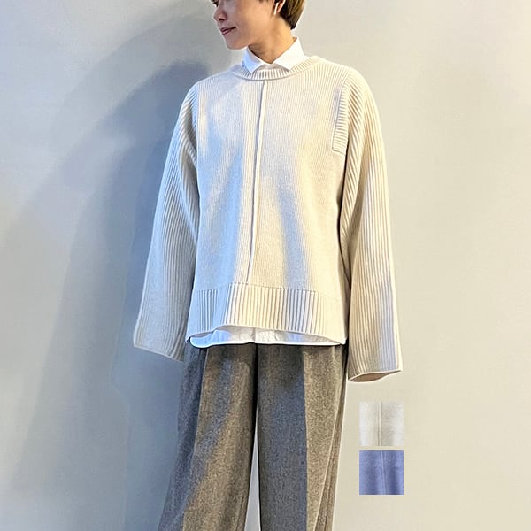 WALANCE (ワランス) wool rib pullover 2023秋冬新作 [送料無料