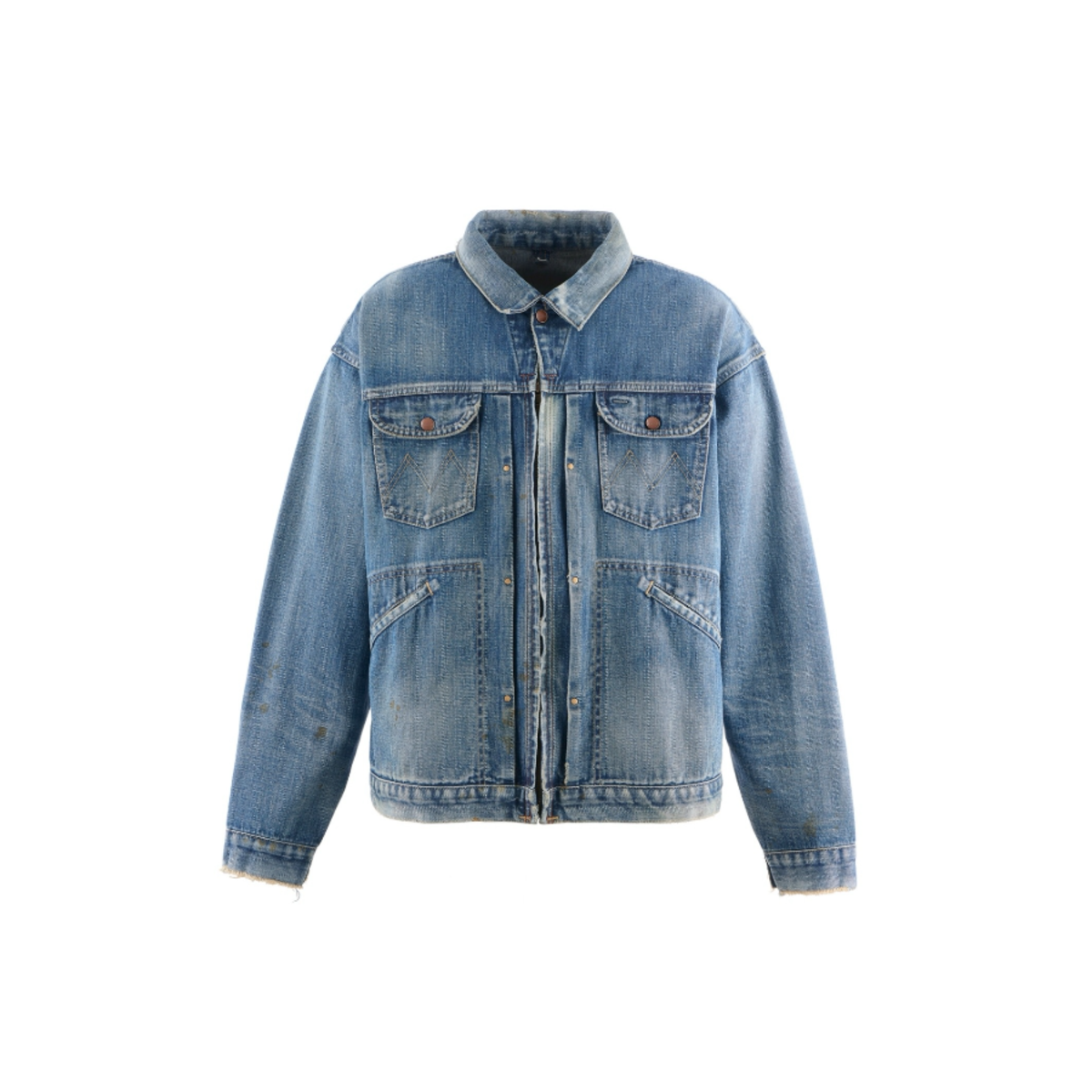 SAINT Mxxxxxx】DENIM JACKET/M/BLUESM-HR1-0000-080 | AYIN