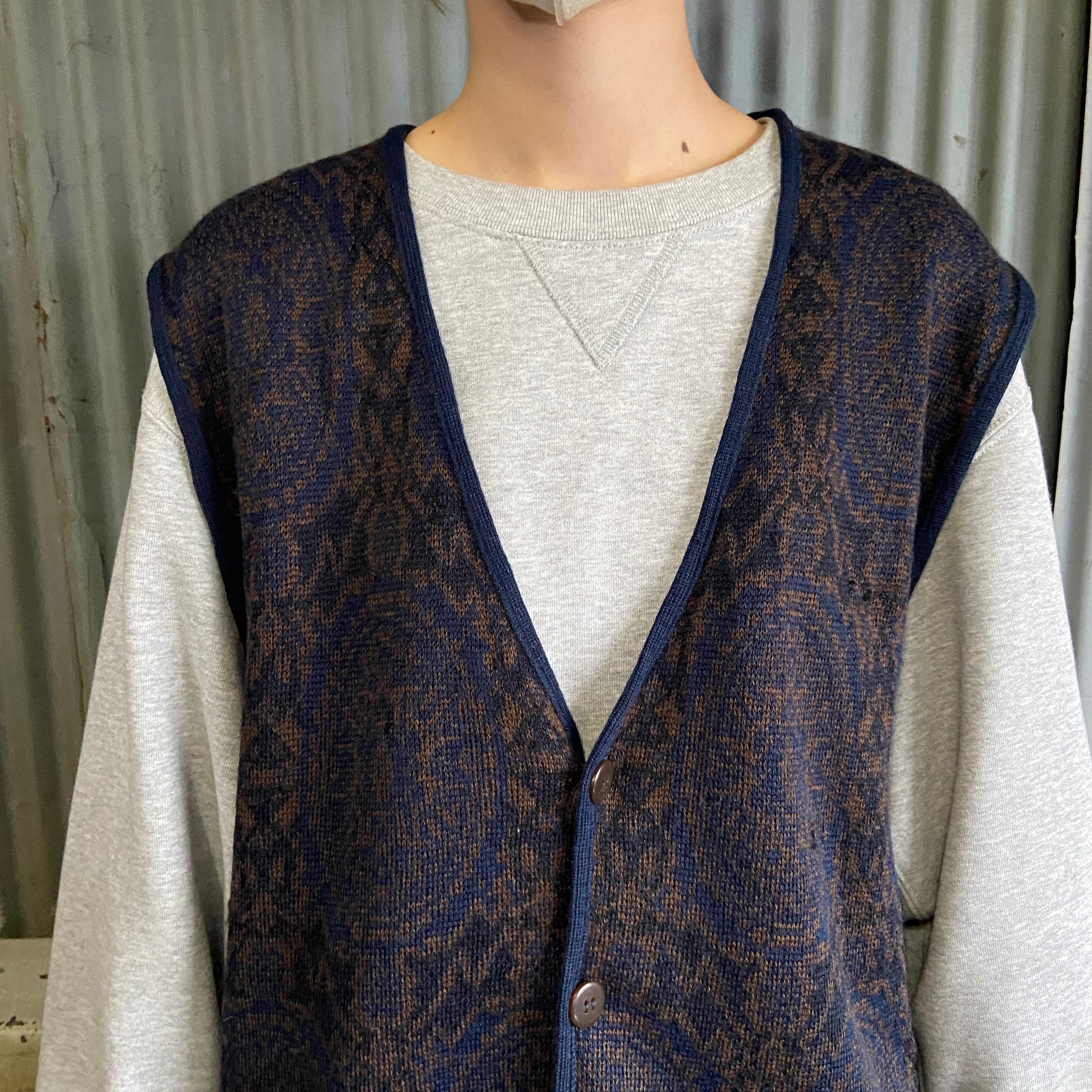 ヴィンテージ vintage ウールベスト 鹿柄 古着 ヴィンテージ vintage ウールベスト 鹿柄 古着の通販 by WAKA's shop