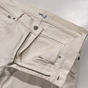 agnes b. homme アニエスベー オム コットン ツイル ホワイト デニムパンツ ジーンズ サイズ 約W82 /メンズ