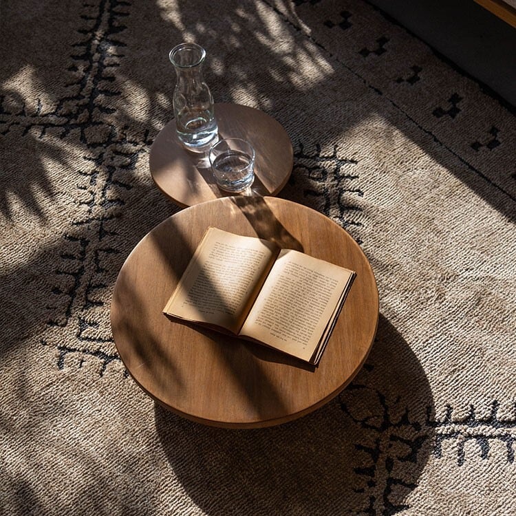 桜屋工業 CHERRY HOMEDAY ラタン座椅子「RA-804」- 天然素材と背面