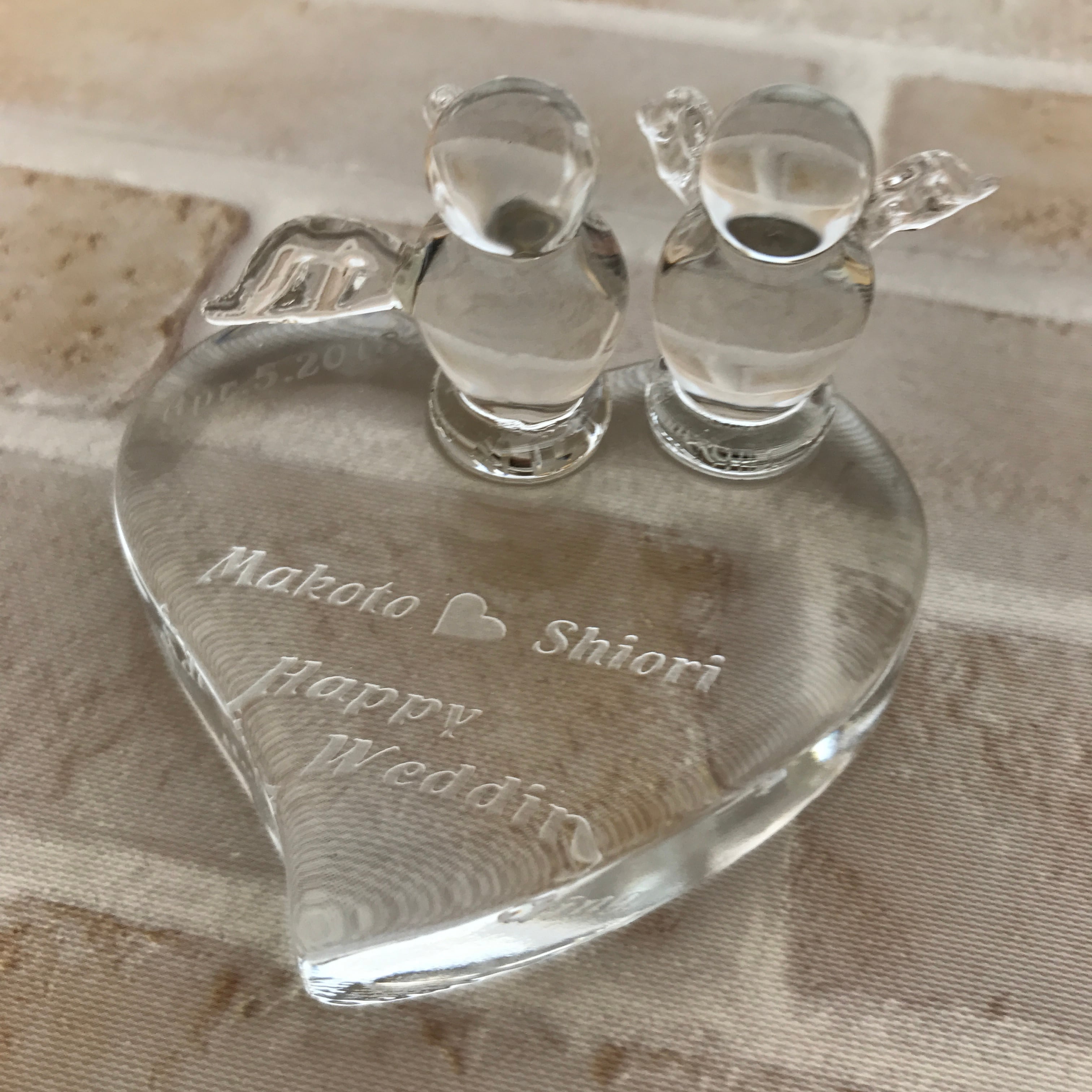 リングピロー ◇オーダーメイド彫刻◇受注制作◇ ハート | D-CUORE