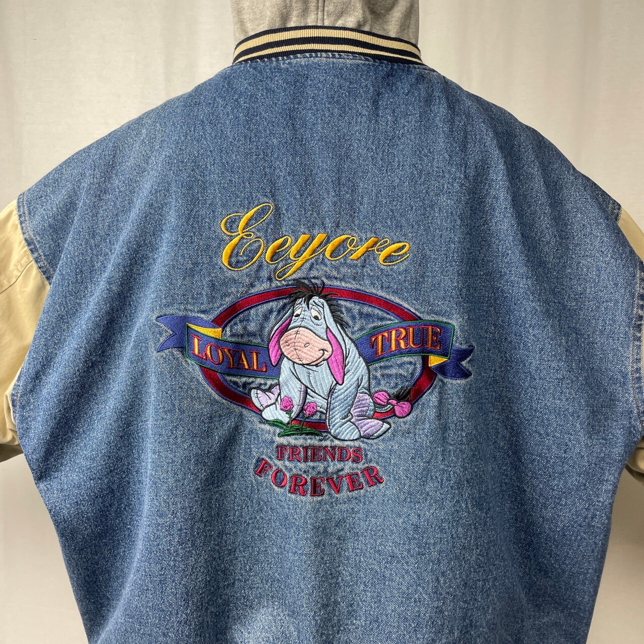 90年代 The Disney Store ディズニー デニムスタジャン イーヨー プー 